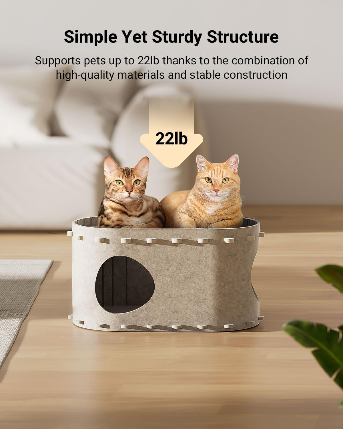 Cat Palace: Balcony, Scratching Post, Peaceful